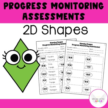 Preview of 2D Shapes Progress Monitoring Assessment