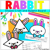 2D Shapes Rabbit Math Craft Spring Bunny Math