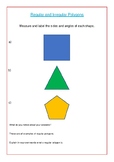 2D Shapes - Regular and Irregular Polygons