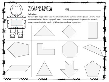 2D Shapes Review by England Designs | Teachers Pay Teachers