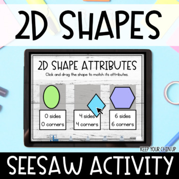 Preview of 2D Shapes - Seesaw Activities - Distance Learning
