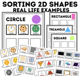 2D Shapes Shorting Pages | Real Life Examples