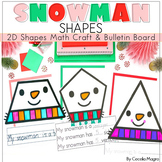 2D Shapes Snowman Math Craft Winter Math