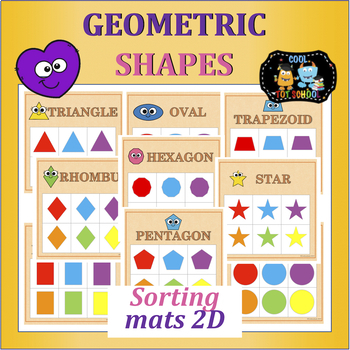 Preview of 2D Shapes Sorting Book