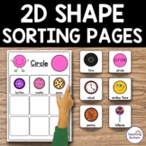 2D Shapes Sorting Pages | Real Life Shapes