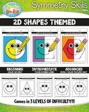 2D Shapes Symmetry Skill Activity Pack {Zip-A-Dee-Doo-Dah 