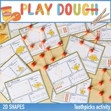 2D Shapes Toothpick & Play Dough / Marshmallow Activity Co