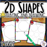 2D Shapes - Tracing and Drawing Shapes  - 3 levels