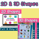2D Shapes Unit & 3D Shapes Unit - BUNDLE