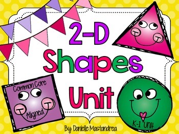 Preview of 2D Shapes Unit {Common Core Aligned}