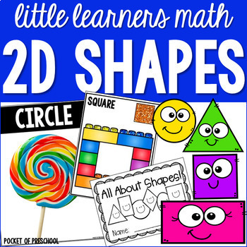 Preview of 2D Shapes Unit for Preschool, Pre-K, and Kindergarten