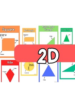 Preview of 2D Shapes Word Wall