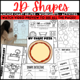 2D Shapes Worksheets - Anchor Chart Helper - Activities