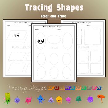 Preview of 2D Shapes Worksheets And Activities