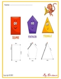 2D Shapes Worksheets | Tracing Shapes & Drawing Shapes| ba