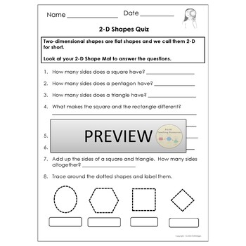 shapes 2d shapes worksheets and activities shape pictures prek k grade 1