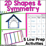 2D Shapes Worksheets for 2nd Grade - 2D Shape Attributes a