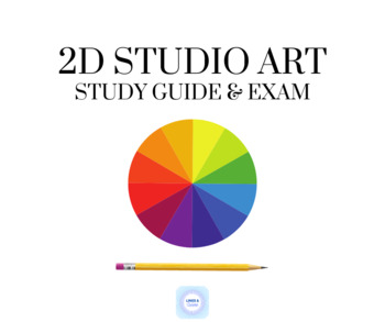 Preview of 2D Studio Art Study Guide & Exam