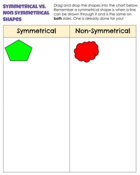 characteristics of 2d geometric shapes symmetrycal