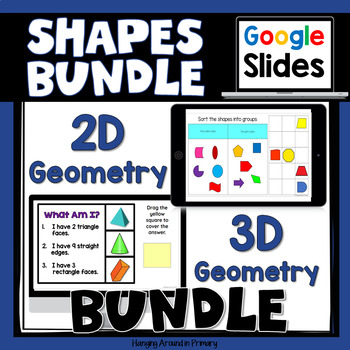 Preview of 2D and 3D Activities for Google Slides