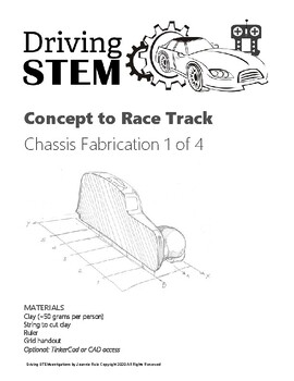 Preview of 2D and 3D Design (Coordinate Planes)- Driving STEM