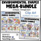 2D and 3D Environmental Shapes In Every Day Life Geometry 