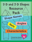 2D and 3D Geometrical Shapes Resource Pack