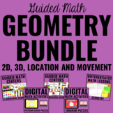 2D and 3D Geometry plus Location and Movement Lessons & Ce