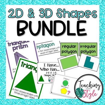 Preview of 2D and 3D Math BUNDLE