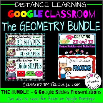 Preview of 2D and 3D SHAPE ACTIVITIES BUNDLE in Google Slides