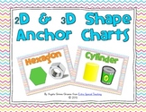 2D and 3D Shape Anchor Charts