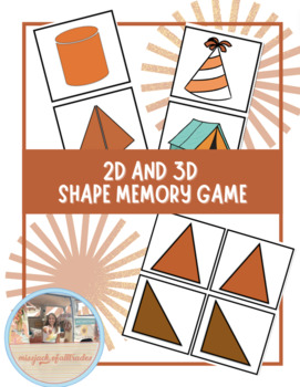 Preview of 2D and 3D Shape Memory Game