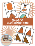 2D and 3D Shape Memory Game