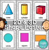 2D and 3D Shape Posters