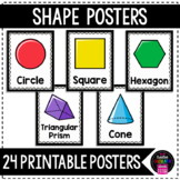 2D and 3D Shape Posters - Classroom Decor