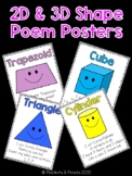 2D and 3D Shape Posters with Poems