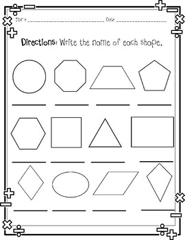 2D and 3D Shape Review by Lissy's World of Learning | TpT