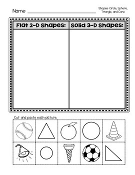 free 3d shapes sort printables