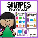 2D and 3D Shapes Bingo Game