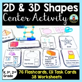 2D and 3D Shapes Center Activity