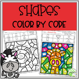 2D and 3D Shapes Color by Code