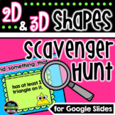 2D and 3D Shapes Digital Scavenger Hunt 