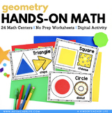 2D 3D Shapes Geometry Math Centers Kindergarten