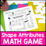 2D and 3D Shapes - Identify Sides Faces Vertices - Geometr