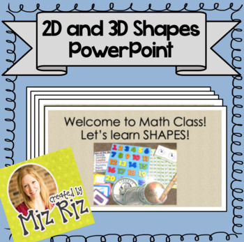 Preview of 2D and 3D Shapes Introduction PowerPoint