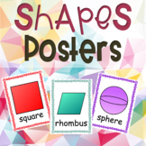 2D and 3D Shapes Posters