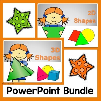 Preview of 2D And 3D Shapes PowerPoints Bundle