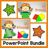 2D and 3D Shapes PowerPoints Bundle