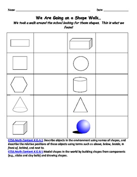 Preview of 2D and 3D Shapes Summative Assessment Packet