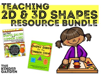 Preview of 2D and 3D Shapes Teaching Resource BUNDLE